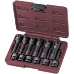 Kraftwerk Tools 3086 12pz - Set chiavi a bussola giravite esagonale a macchina