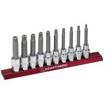 Kraftwerk Tools 339099 10pz- Set chiave a bussola a giravite Tamper RIBE 1/2", 100m