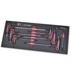 Kraftwerk Tools 4903-22 Ass. mod. EVA3 chiavi a T Torx 7pz.