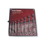 Kraftwerk Tools 3497 8pz-  Set chiavi poligonali doppie curve 6-22 mm, lucide