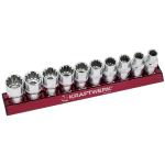 Kraftwerk Tools 330990 10pz-  Set MAGALU di chiavi a bussola COMBI 1/2"
