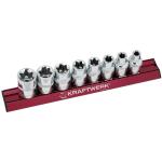 Kraftwerk Tools 320099 8pz - 1/2'' Chiavi a bussola E-TX, su guida MAGALU