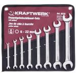 Kraftwerk Tools 3570R 8pz-   Set chiavi doppie 6-22 mm, lucide