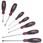 Kraftwerk Tools 4161 Serie di giraviti Intaglio/PZ ERGOKRAFT, 7 pz.