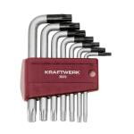 Kraftwerk Tools 3609 7pz-  Serie chiavi maschio XXL Torx tamper res.