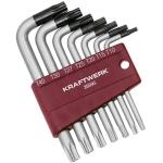 Kraftwerk Tools 3609S 7pz-  Serie chiavi maschio corte TX Tamper res.