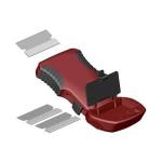 Kraftwerk Tools 3338 Mini raschietto a mano con lama estraibile