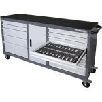 Kraftwerk Tools 101.401.001 BT LINE carrello BT1800 equipaggiato con 395-pz.