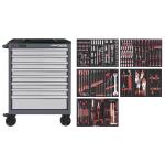 Kraftwerk Tools PRO LINE 102.470.510 BT700 Carrello da officina, 8 cassetti, PRO, 237-pz.