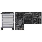Kraftwerk Tools BASIC LINE 102.118.107 BT700 Carrello da officina, 8 cassetti, BASIC, 351-pz.
