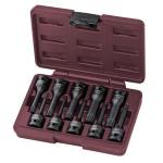 Kraftwerk Tools 3087 10pz - Set chiavi a bussola giravite XZN a macchina