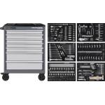 Kraftwerk Tools 102.117.104 Carrello da officina BT700 7 cassetti attrezzato, 301 pz.