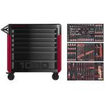 Kraftwerk Tools 102.517.005 PRO LINE Carrello da officina PT1000 7 cassetti 221 pz.