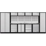 Kraftwerk Tools 3964K-H284S5H-K4IX Mobilio 6 combi, porta pieghevole, armadio alto, inox