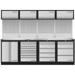 Kraftwerk Tools 3964K-S854-K4IX Mobilio 4 combi, pensile, parete forata, inox