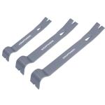 Kraftwerk Tools 320.010.003 Set di 3 palanchini in acciaio al carbonio 30, 38, 45 cm