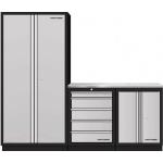 Kraftwerk Tools 3964K-H25SIX Mobilio 3 Combi Armadio alto 2 in inox