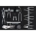 Kraftwerk Tools 105.102.014 Cassetto Pinze / utensili di misura 13-pz.