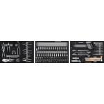 Kraftwerk Tools 105.103.003 Assortimento di utensili EVA, 147 pz.
