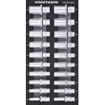 Kraftwerk Tools 105.301.003 1/2'' Bussola esagonale metrica lunga 20-pz. Inlay 20x40