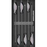 Kraftwerk Tools 105.301.016 Giraviti lunghi con intaglio PH esagonale 6-pz. Inlay 20x40