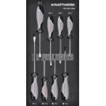 Kraftwerk Tools 105.301.024 Giraviti a taglio PH 8-pz. Inserto 20x40
