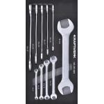 Kraftwerk Tools 105.301.029 Set di chiavi a forchetta 10 pz. Inlay 20x40