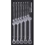 Kraftwerk Tools 105.301.030 Set di cricchetti ad anello 12-pz. Inlay 20x40