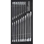 Kraftwerk Tools 105.301.032 Chiave combinata 19-pz. Inserto 20x40
