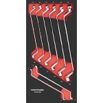 Kraftwerk Tools 105.401.006 Set di chiavi a doppio anello 8-pz. Inlay 20x40
