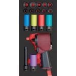 Kraftwerk Tools 105.401.027 Set di chiavi a urto 1/2" 17pz. Inlay 20x40