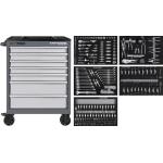 Kraftwerk Tools 102.117.106 Carrello da officina BT700, 7 cassetti, 274 pz.