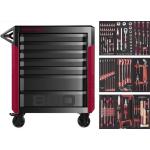 Kraftwerk Tools 102.550.502 PRO LINE Carrello da officina PT800 7 cassetti 143 pz.