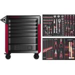 Kraftwerk Tools 102.417.001 PRO LINE Carrello da officina PT800 7 cassetti 103 pz.