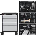 Kraftwerk Tools 102.105.204 LT LINE carrello da officina LT700, 5 cassetti, 259 pzi.