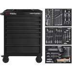 Kraftwerk Tools 102.107.BLK2 BT LINE Carrello da officina BT700s, 7 cassetti, 113 pzi.