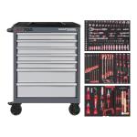 Kraftwerk Tools 102.460.517 BT LINE Carrello da officina BT700 7 cassetti 190 pz.