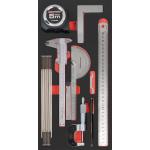 Kraftwerk Tools 105.401.046 PRO LINE EVA inserto strumento di misura, 20x40 cm, 9 pz.
