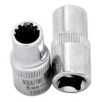 Kraftwerk Tools 130090 1/4'' Chiave a bussola COMBI 9 mm