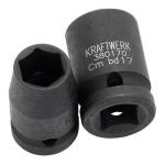 Kraftwerk Tools 380170 1/2'' Chiave a bussola a macchina 17 mm