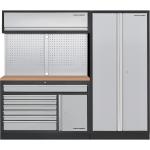 Kraftwerk Tools 3964K-H2W1-K1 MOBILIO 2-pz arm. 2 ante + base largo, parete forata, faggio