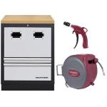 Kraftwerk Tools 3964-28-97 Armadio per avvolgicavo con set in mulistrato