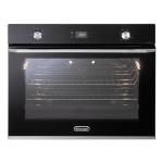 De'Longhi NSM75NPPP Forno Incasso | Classe A | nero 75cm, el. Multifunzione (11), progr. Elettronico, pizza 300, lievitazione 40, easy steam ed idroclean, booster, porta con chiusura ammortizzata, luce automatica. Accessori: 1 leccarda, 1 griglia piana, 1
