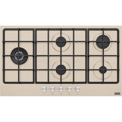 Franke FHSM 905 4G DCL OA - 106.0672.411 Piano cottura a gas Incasso | Beige, Da incasso, 90 cm