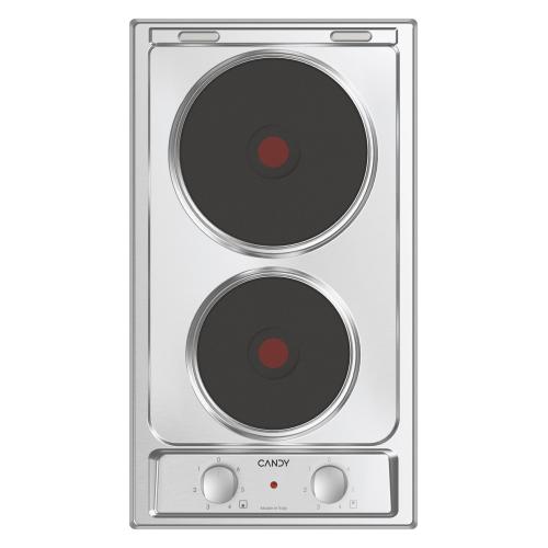 Candy CE32XK Piano cottura elettrico incasso Acciaio inox, Da incasso, 30 cm