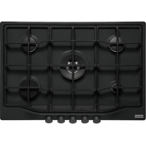 Franke FCH 755 4G TC MB C - 106.0691.512 Piano cottura a gas Incasso | Nero, Da incasso, 75 cm