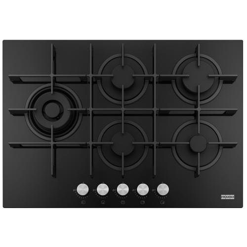 Franke FHMA 755 4G DCL C NERO - 106.0734.777 Piano cottura a gas Incasso | Nero, Da incasso, 75 cm