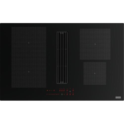 Franke FMA 8381 HI - 340.0705.228 Piano cottura a induzione con cappa aspirante integrata Incasso | Classe A+ | Nero, Da incasso, 83 cm