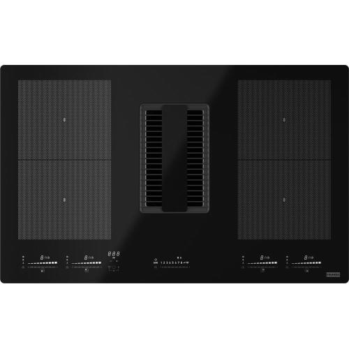 Franke FMY 839 HE - 340.0679.889 Piano cottura a induzione con cappa aspirante integrata Incasso | Classe A+ | Nero, Da incasso, 83 cm