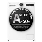 LG F4X9009TWCE Lavatrice Libera installazione | Classe A | Classe A-60%, 1400 giri, Display Easy Circle